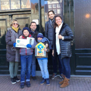 El ganador del concurso de microrrelatos visita la casa de Ana Frank | Red de Juderías de España