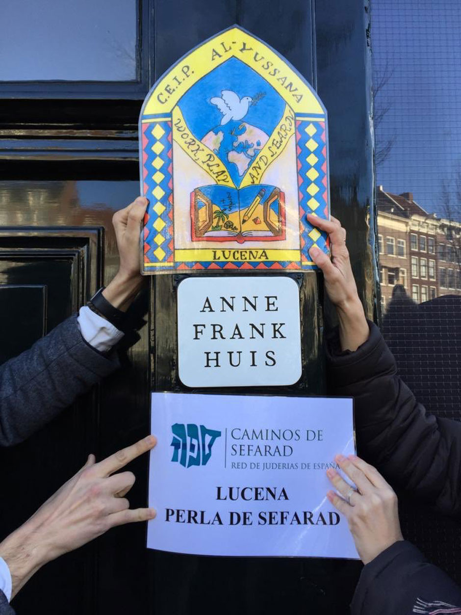 El ganador del concurso de microrrelatos visita la casa de Ana Frank | Red de Juderías de España